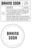 Blisshaus Custom Label Set: 5 Pairs ( 5 Top + 5 Front Labels of your choice - 10 labels total)