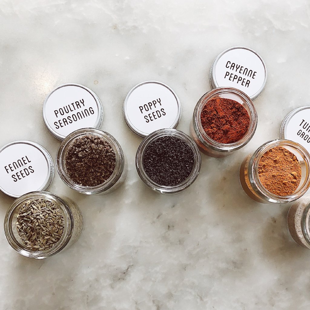 The Custom Set of Spice Jars - Set of 24