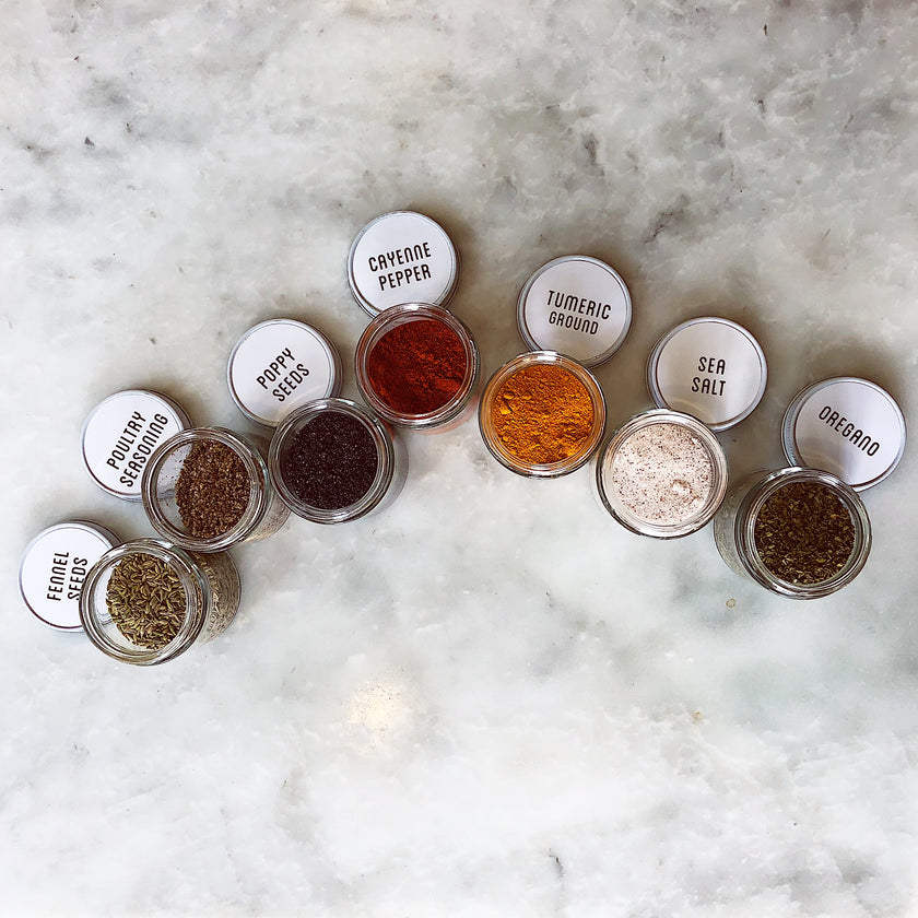 The Spices Jars - Set of 5